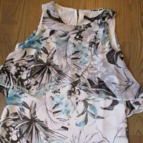 White House Black Market Double Layer Shell Top XS NWT - Picture 4 of 6
